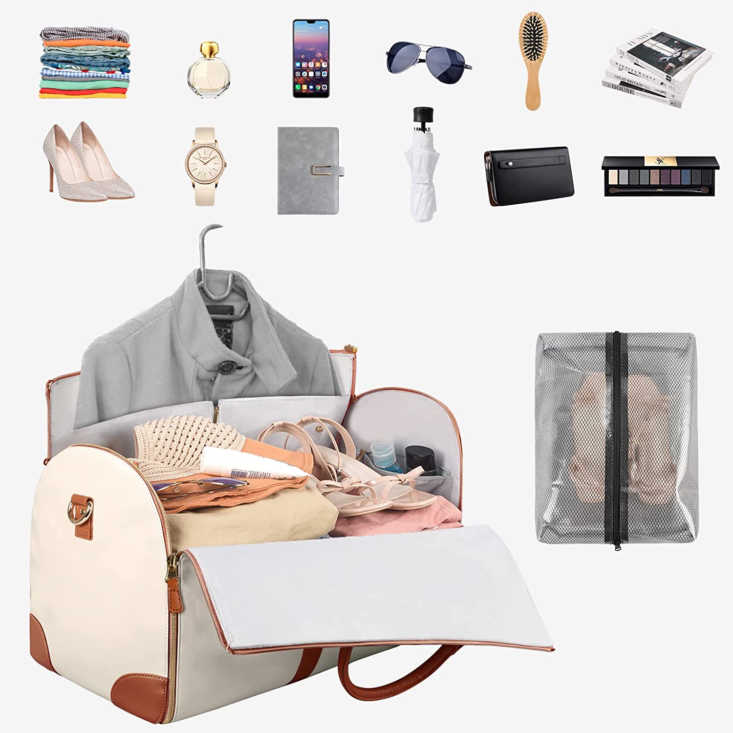 This convertible garment bag from  is perfect for travel